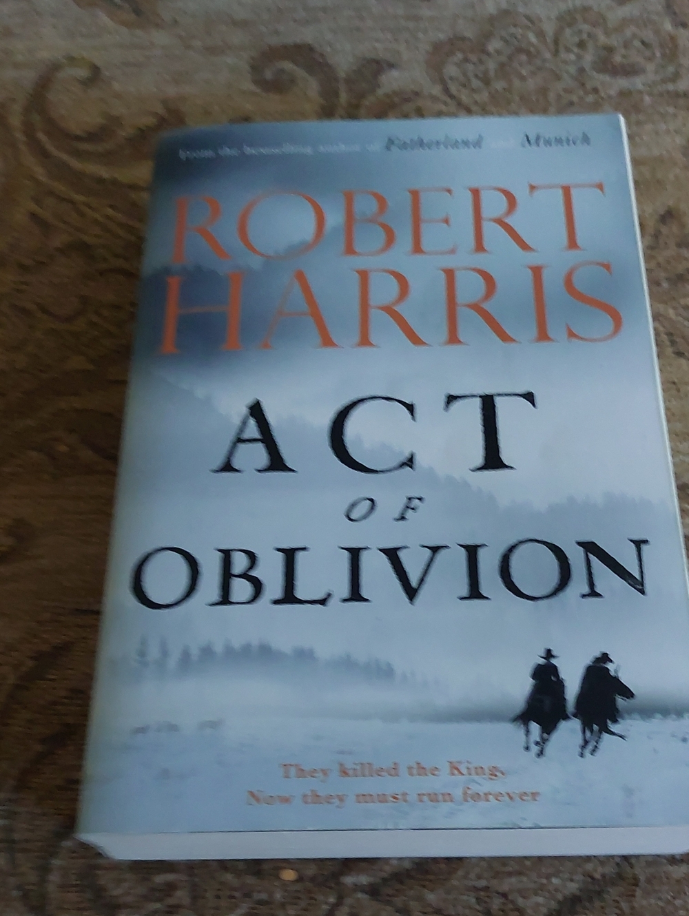 Robert Harris Act of Oblivion Historical Fiction Thriller Softcover Paperback